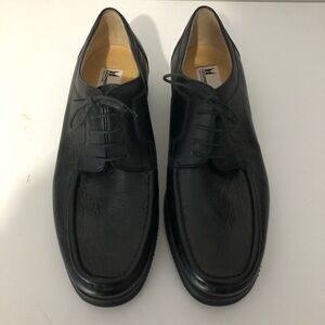 Moreschi Black Leather Lace Up Oxfords Men’s 8.5 Shoes Size 8 1/2